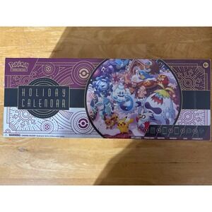 Pokemon TCG Holiday Calendar Promo Cards Boosters Stickers Coins